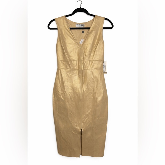 Chiara Boni Dresses & Skirts - CHIARA BONI ARIELA SJE LAME’ STARDUST DESERT NWT 8